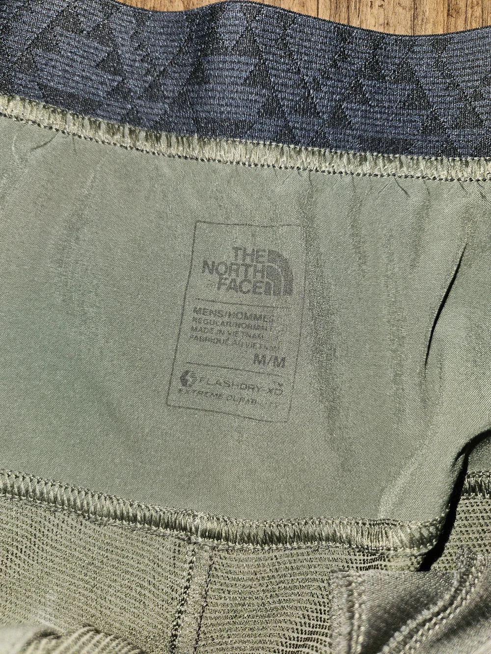The North Face Men's Olive Green Athletic Drawstring Shorts